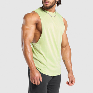 Débardeurs de sport pour hommes en polyester et élasthanne, pour la musculation et la gym, vente en gros - Product Image 2