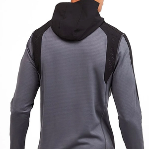 Conjunto Deportivo DENEZE SPORTS para Hombre, Color Sólido, Ecológico, Estilo Vintage, con Capucha, Pantalones Deportivos con Cierre Frontal y Manga Larga, de Secado Rápido - Product Image 4