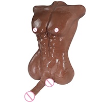 Netphi Realistische Männliche Sexpuppe in Lebensgröße, Ganzkörper Liebespuppe, Torso mit Engem Analsexspielzeug für Paare und Frauen