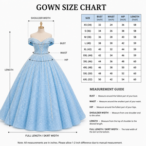 Luxury Sky <b>Blue</b> <b>Glitter</b> Ball Gown for Women Designer Princess Evening Dress with Heavy Crystal Embroidery and Premium Party Wear - Product Image 6