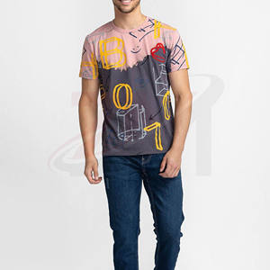 Camisetas de manga corta de secado rápido, transpirables, estilo urbano, nueva colección para hombre, 100% algodón, tela de poliéster. - Product Image 1