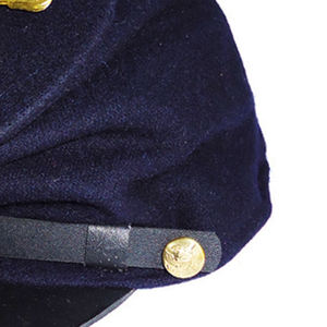 Highest Quality Medical Gold Wreath American Woolen <b>Sweatband</b> Pattern Embroidery Kepi Hats 100 wool logo - Product Image 5