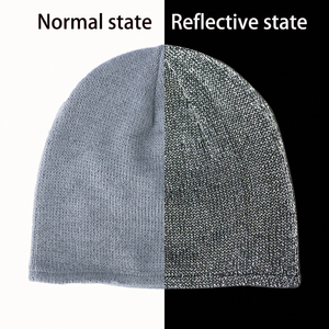 Gorro Unisex de Color Sólido, 100% Acrílico, Tejido por Computadora, Estilo Casual de Invierno, para Adultos, Talla 56-58CM - Product Image 6
