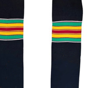 Ensemble bonnet et écharpe d'hiver longs en jacquard de qualité supérieure, unisexe, en acrylique, couleur et logo personnalisables - Product Image 5