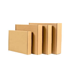 Boîtes d'expédition en carton ondulé Kraft, durables et pliables, pour l'e-commerce et la livraison express - Product Image 2