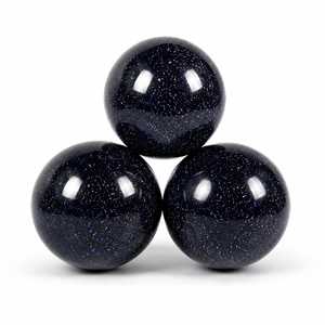 Blue Goldstone Sandstone <b>Crystal</b> Sphere <b>Ball</b> Polished Natural Gemstone for Feng Shui Love Healing Meditation Decor Bulk Supply - Product Image 4
