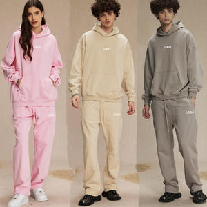 Conjunto Deportivo Personalizado de Otoño para Hombre, de Algodón de Alta Calidad, 430g, Sudadera con Capucha y Pantalones Deportivos Unisex - Product Image 6