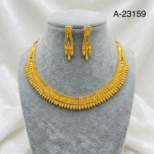 MOLL JEWELLERS ดูไบ วินเทจ คลาสสิค คอรัล ฟลาวเวอร์ บรอชต่างหูสร้อยคอแฟชั่นชุดเครื่องประดับทองแดงชุบเงิน - Product Image 5