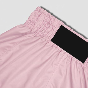 Pantalones Cortos de Boxeo de Algodón para Hombre, Negros, Corte Regular, Elásticos, Duraderos, Transpirables, de Secado Rápido, para Artes Marciales Mixtas, Talla Adulto, Delantero y Trasero - Product Image 2