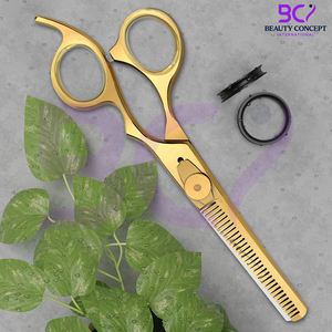 Tijeras de Peluquería para Adelgazar el Cabello, 6.0 Pulgadas, Color Dorado Personalizado, Herramientas de Peluquería Profesional, Venta al Por Mayor OEM - Product Image 6