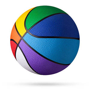 Ballon de basketball officiel taille 4 en caoutchouc butyle avec vessie en caoutchouc, promotion RX Sports, personnalisable - Product Image 2