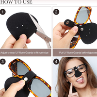 Protège-nez réutilisable tendance pour la protection solaire, idéal pour les sports de plein air, protection solaire, cache-nez pour lunettes de soleil, cadeaux de voyage