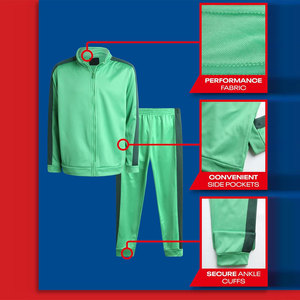 Ensemble de survêtement pour homme, personnalisable, respirant et à séchage rapide, pour la gym et la course à pied - Product Image 2