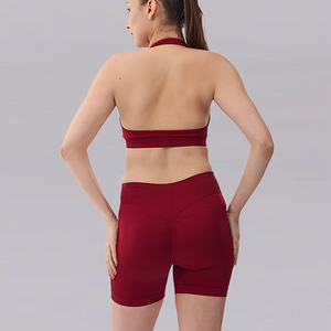 Conjunto Deportivo de 3 Piezas para Mujer, Estilo Halter sin Costuras, para Gimnasio, Entrenamiento, Yoga y Fitness - Product Image 3