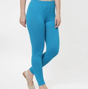 Leggings Deportivos para Mujer al Por Mayor con Logotipo Personalizado, Leggings de Gimnasio de Algodón Transpirable de Longitud Completa para Mujer, Leggings Deportivos para Chicas 2027 - Product Image 2