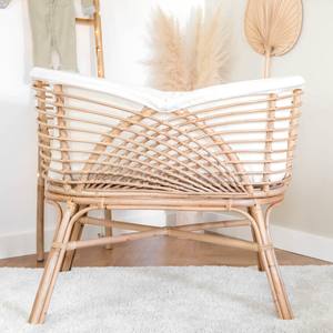 Lit bébé en rotin naturel en gros pour la décoration de la chambre de bébé, berceau à bascule en promotion - Product Image 1