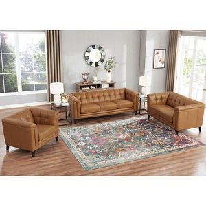 Divano soggiorno in pelle Arvo - Product Image 6