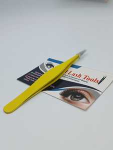 Pinces à épiler pointues en acier inoxydable pour extensions de cils, pinces à sourcils professionnelles, écologiques et légères - Product Image 2