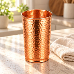 Vaso de Cobre Martillado, Taza Metálica para Bebidas, Taza de Cobre Moderna y Portátil para el Hogar, Hotel, Fiestas - Product Image 5