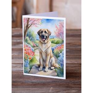 Anatolian Shepherd Whimsical A7 Tamaño 5x7 Tarjetas de notas en blanco Paquete de 8 con sobres Spring Garden Tarjetas de felicitación - Product Image 2