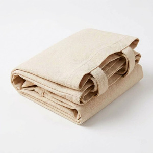 Sac de courses en toile grand format couleur naturelle avec poignée d'épaule, sac fourre-tout pour épicerie, sac de courses en toile personnalisable avec logo, sac en coton durable - Product Image 6