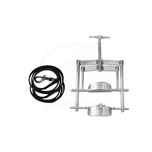 เครื่องมือตรวจช่องปากม้า Gunter Equine Mouth Speculum ทำจากสแตนเลส พร้อมสายหนัง ขนาดมาตรฐาน สำหรับสัตวแพทย์ - Product Image 1
