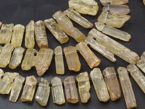 Cristal Natural de Escapolita en Bruto, Barra Amarilla Curativa de 8 Pulgadas, 10 a 20 mm de Largo para Fabricación de Joyas - Suministros al por Mayor, Nuevo - Product Image 4