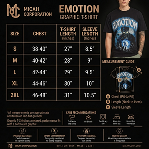 เสื้อยืดโอเวอร์ไซส์ลายกราฟิกวินเทจสำหรับผู้ชาย ปี 2026 จาก Micah Corporation สตรีทแวร์แบบสั่งทำ ผ้าคอตตอนหนา พิมพ์ลาย Rhinestone Emotion ระบายอากาศได้ดี - Product Image 5