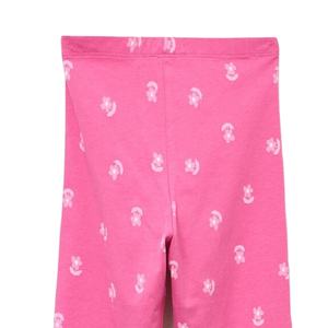 Leggings de Algodón Rosa Frambuesa para Niñas, Cintura Elástica, Elastano, Suaves y Elásticos, Ajuste Delgado, Tallas 4Y-14Y, Pantalones Casuales de Verano para Niños - Product Image 3