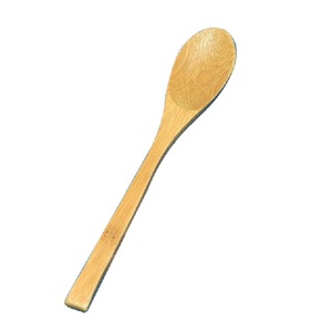 Precios excelentes, calidad excepcional, cuchara ovalada de bambú natural de 13.5 cm para postres Chawanmushi, cubertería, cuchara para café. - Product Image 2