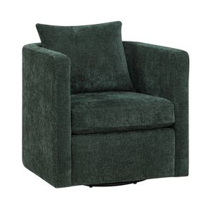 Poltrona Girevole Sutton Kelly Verde, Elegante Arredamento per Soggiorno - Product Image 1