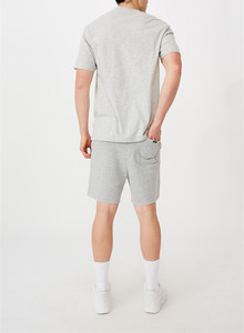 Pantalones Cortos Bermuda de Algodón Tejido de Color Liso para Hombre con Cordón en la Cintura y Bolsillos, Estilo Casual, Corte de Tiro Medio, Transpirables y Ecológicos - Product Image 6