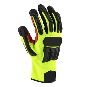 Work Safety Cheap Price Windproof Waterproof Leather <b>Touchscreen</b> Compatible Full Finger Breathable Hook Loop Closure <b>Gloves</b> - Product Image 2