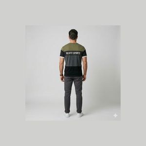 REXFIT SPORTS Camisetas Deportivas de Manga Larga para Hombre, Material de Punto Ligero, Ropa Casual de Marca OEM - Product Image 5