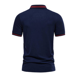 polo shirts men's polo shirts for Men Solid Color Short Sleeve <b>Classic</b> Men's Polo-Shirts for Streetwear - Product Image 3