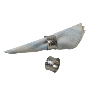 แหวนรองผ้าเช็ดปากโลหะดีไซน์เนอร์สีเงินขัดเงาแบบใหม่ สำหรับงานจัดเลี้ยง งานปาร์ตี้ ของตกแต่งโต๊ะอาหาร - Product Image 6