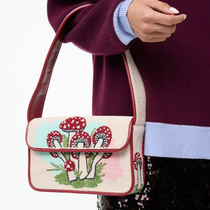 Bolso Bandolera de Algodón Hecho a Mano de Diseño Bohemio Indio para Mujer, Pequeño Monedero con Cuentas, Bolso de Noche para Compras - Product Image 1