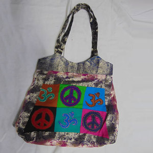 Environment-Friendly Jute Cotton Designer School <b>Bag</b> for Women Girls Hippie Crossbody Messenger <b>Bag</b> Handmade Eco Friendly <b>Boho</b> - Product Image 2