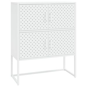 31.5 bianco "x 13.8" x 39.4 "salottini da soggiorno in acciaio - Product Image 2