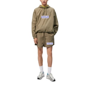 Wholesale Windbreaker Nylon Shorts <b>Men</b> Tracksuit <b>Jackets</b> Shorts Two Pieces Set Custom Shorts 2025 - Product Image 2