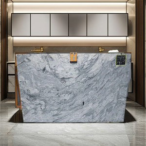 Matériau de plan de travail de cuisine en granit blanc durable en provenance d'Inde, de couleur blanche # visconwhite - Product Image 1