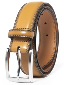 Nuevo Cinturón de Cuero Genuino para Hombre con Hebilla Automática, Estilo Casual de Negocios para Caballero, Uso Diario - Product Image 2