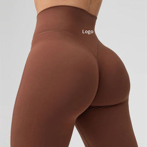 Pantalones de Yoga Personalizados de Cintura Alta, Elásticos en Cuatro Direcciones, Transpirables, Levanta Glúteos, para Mujer, para Entrenamiento, Fitness, Gimnasio, Leggings - Product Image 4