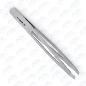 Custom Logo Sustainable Steel Slanted Pointed Tips Brow Tweezer Beauty Instruments <b>Removal</b> Eyebrow Tweezers Eyebrow Tweezers - Product Image 5