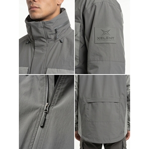 แจ็คเก็ตกันน้ำสำหรับผู้ชาย Varsity Spring รุ่น Hardshell-2.5 ชั้น ผ้า Techwear-Worsted ไซส์ XS - Product Image 4