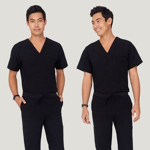 Uniforme Médico para Hombre al por Mayor OEM, Conjunto de Uniforme Médico para Enfermería, Uniforme de Doctor para Hombre, Top y Pantalones Jogger - Product Image 1