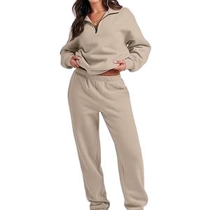 Top diseño personalizado mujeres chándal OEM entrenamiento deportivo Jogging desgaste chándal Jogger traje mujeres impreso chándal al por mayor - Product Image 4