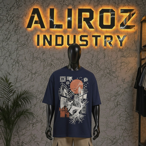 T-shirts décontractés vintage pour hommes, coupe oversize, épaules tombantes, vêtements d'été respirants - Product Image 3