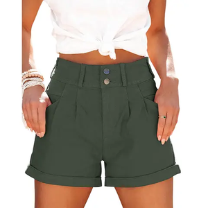 High <b>Waisted</b> Womens <b>Jean</b> Shorts Trendy Summer Casual Stretchy Denim Shorts Fashionable Women's Casual Stretchy Summer Denim - Product Image 3