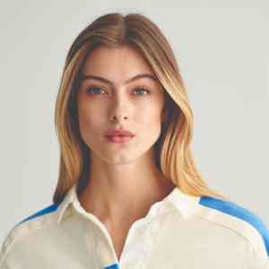 Chemise de rugby pour femme 100% coton, chemise de rugby à manches longues pour femme, chemise rayée pour femme, chemise à blocs de couleur rayée - Product Image 5